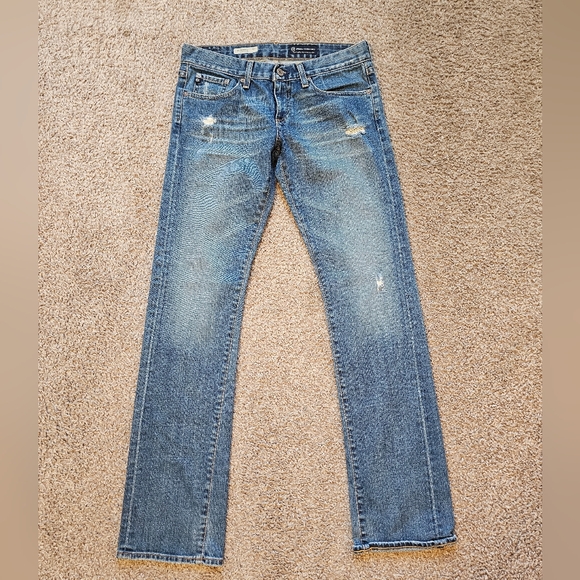 AG Jeans - The Tomboy Relaxed Straight Leg Jeans in 15 Years Soft Wash - Size 27 - Picture 5 of 7